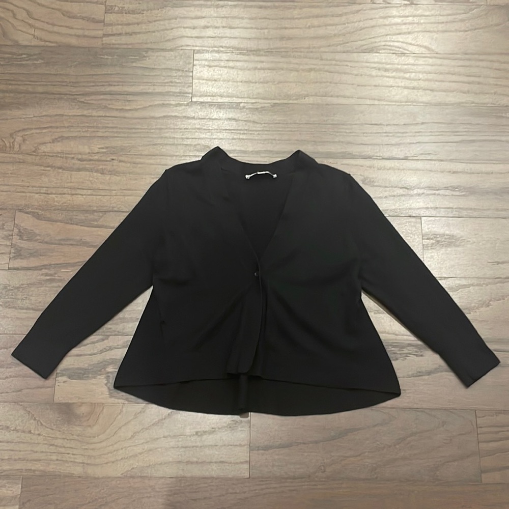 LOFT Black Button Cardigan - Size XS